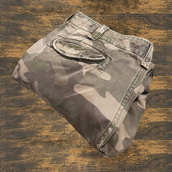 Vintage Camo Cargo Pants Men 36x30 Microsanded Heavy Twill Baggy No Boundaries - Picture 14 of 16